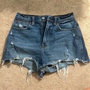 High Rise Abercrombie Mom Short
